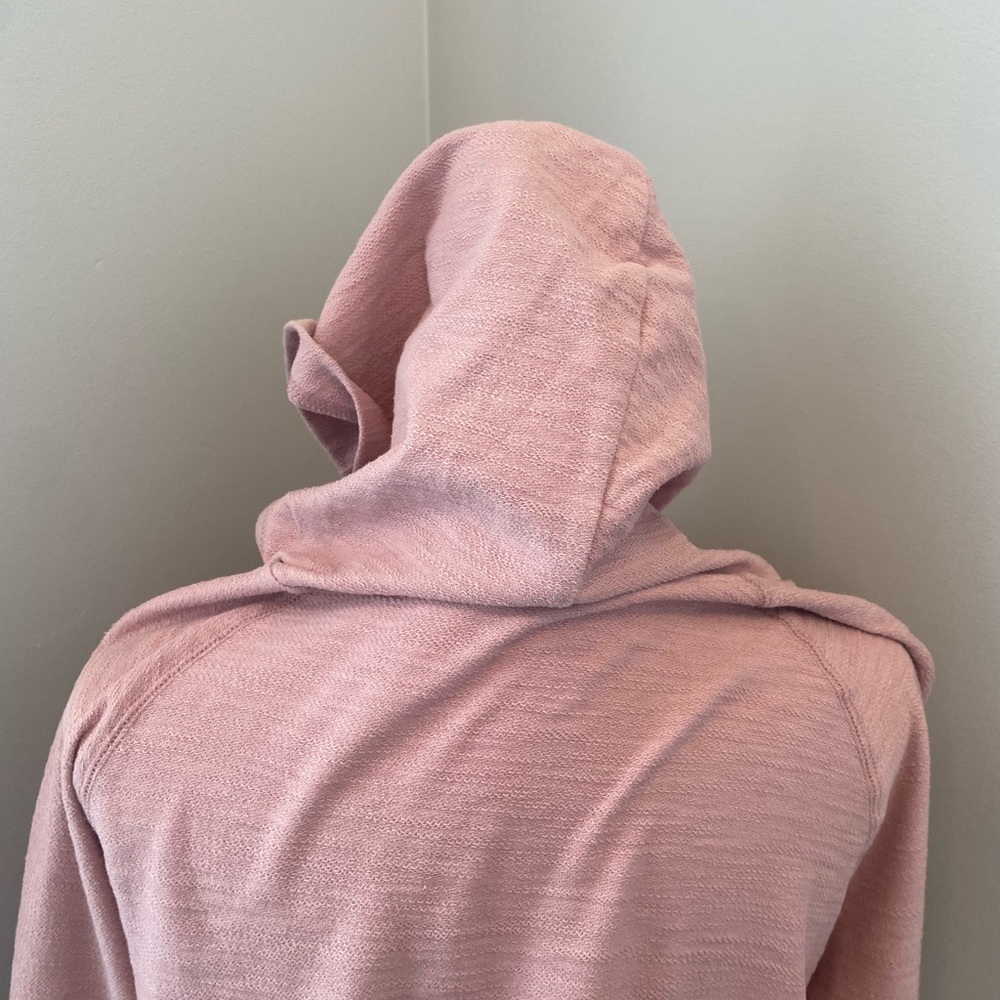 Doe & Rae Pink Button Hoodie - Picture 3 of 6